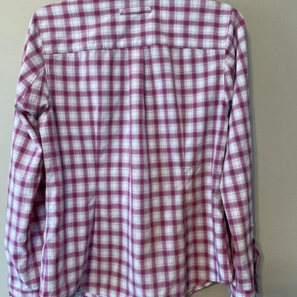 Duluth Trading Company Button Down Blouse Pink Small - Picture 2 of 12